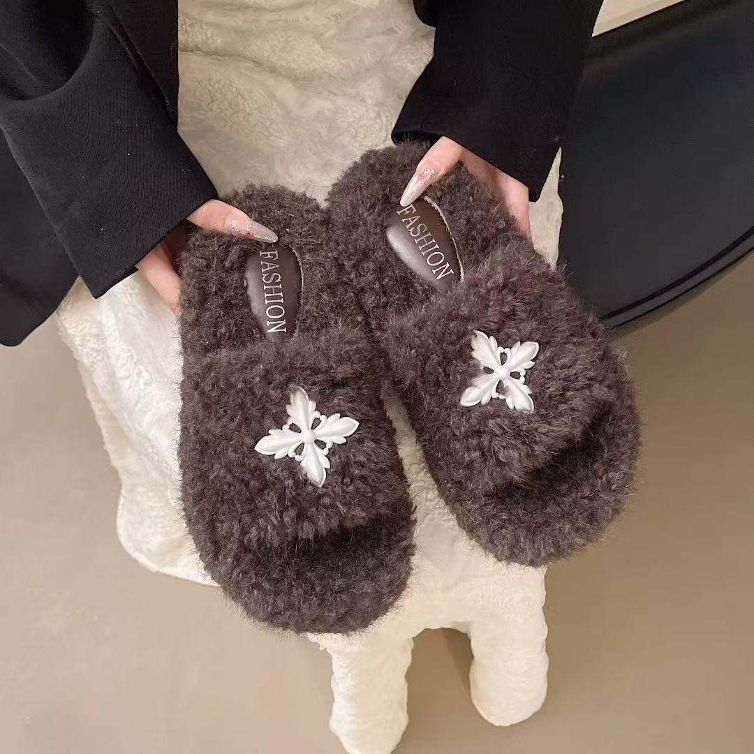 Khaki Cotton Slipper